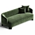 Modern 3-Seater TARU Sofa 3D model small image 3