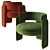 Chaplin Chair by Eichholtz 3D model small image 4