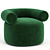Plush Comfort Armchair 3D Model 3D model small image 2