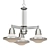 Mid-Century Style Mini Chandelier 3D model small image 1