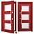 Premium Aluminum Entry Door Nova_027 3D model small image 1