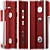 Premium Aluminum Entry Door Nova_027 3D model small image 2