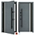 Modern Aluminum Entry Door Nova013 3D model small image 1