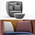 Modern Nido By Rossin Design 3D model small image 6