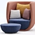 Modern Nido By Rossin Design 3D model small image 7