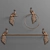 Elegant Ida Peacock Bathroom Set 3D model small image 4