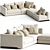 Modern Arflex Rendez Vous Set 3D model small image 1