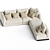 Modern Arflex Rendez Vous Set 3D model small image 2
