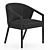 Realistic 3D Borneo Dining Chair 3D model small image 2