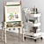 Kids Easel & Raskog Station 3D model small image 2