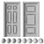 Academy Zeus Door Set 3D model small image 7