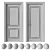 Academy Zeus Door Set 3D model small image 8