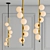 Sleek Spiral Pendant Light 3D model small image 5