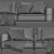 Flexform Ettore Chaise Longue 3: Versatile Vray Sofa 3D model small image 5