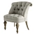 French Countryside Style Wooden Armchair 3D model small image 4
