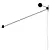 Adjustable LED Wall Lamp, Counterbalance 3D model small image 1