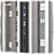 Creo_311 Aluminum Entry Door 3D model small image 2