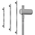 JARED Lampatron LED Wall Light 3D model small image 2