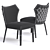 Modern Miami Dining Chair 3D Model 3D model small image 2