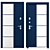 Aluminum Entry Door Creo_316 (WISNIOWSKI) 3D model small image 3