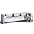 Modern Kasba Sofa Design 3D model small image 2