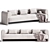 Modern Kasba Sofa Design 3D model small image 5