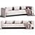 Modern Kasba Sofa Design 3D model small image 7