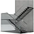 Minimalist 3D Stair Model 3D model small image 6