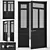 Sleek Aluminium Door Model 184 3D model small image 1