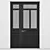 Sleek Aluminium Door Model 184 3D model small image 2