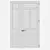 Sleek Aluminium Door Model 184 3D model small image 4