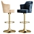 Elegant Millimeter Bar Chair Beth 3D model small image 2