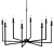 Mid-Century Minimalist Brass Chandelier 3D model small image 4