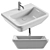 VitrA Integra White Washbasin 3D model small image 1