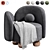 Stylish Manon Armchair by Nohohome 3D model small image 4