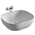  Sleek VitrA Matt Black Washbasin 3D model small image 3