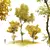 Real Fall Tree 3D Models 3D model small image 1