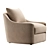 Elegant Belgard Lounge Chair 3D model small image 3