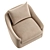 Elegant Belgard Lounge Chair 3D model small image 4