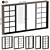 Modern Doors Windows Materials Set 3D model small image 1