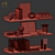 Modern Decor Set with Sculpture 3D model small image 10