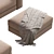 Elegant Leather Sofa with Charm 3D model small image 2