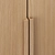 Minimalist Oak Modular Cabinet 3D model small image 5