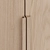 Minimalist Oak Modular Cabinet 3D model small image 6