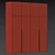 Minimalist Oak Modular Cabinet 3D model small image 7