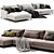 Sleek Poliform Bellport Sofa 3D model small image 1