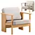 Modern Block Lounge Chair - Refine 3D model small image 2