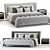 Elegant Ditreitalia ROYAL Bed 3D model small image 2