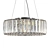 Modern Chrome Chandelier Recinto 3D model small image 2