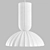  Jeanne Fluted Porcelain Pendant Light 3D model small image 2